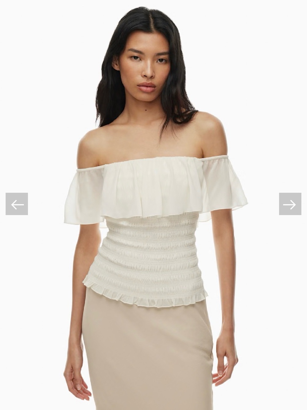 Aritzia wilfred portobello top